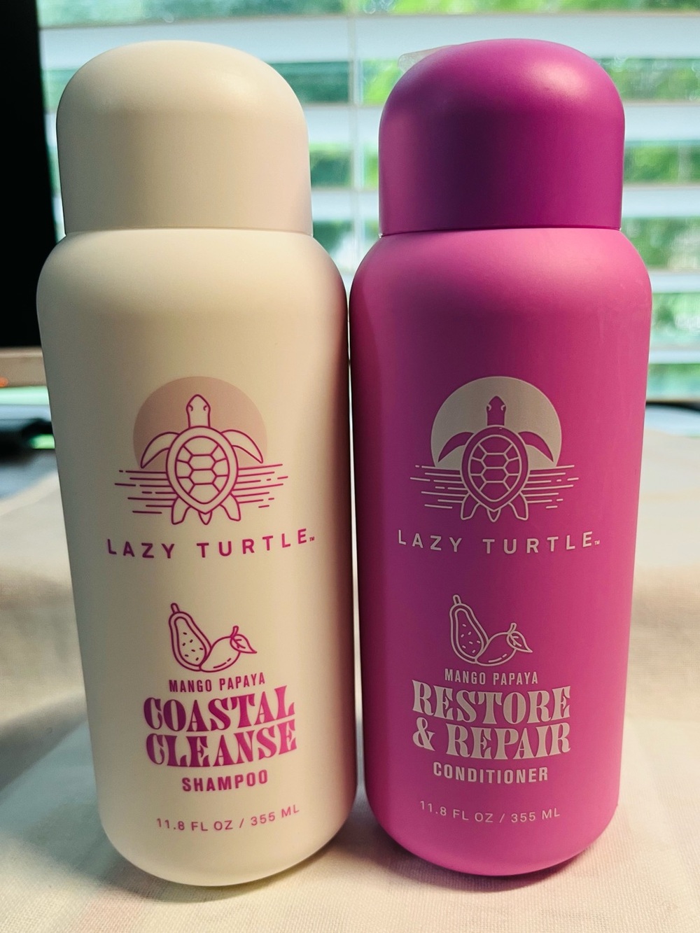 Mango Papaya Coastal Cleanse Shampoo & Conditioner- 11.8oz Each.